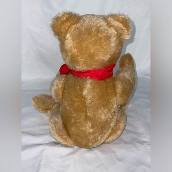 VTG EUC ORIGINAL HERMANN TEDDY BEAR WOOL COTTON JOINTED LIMBS MADE IN W GERMANY - Picture 3 of 13